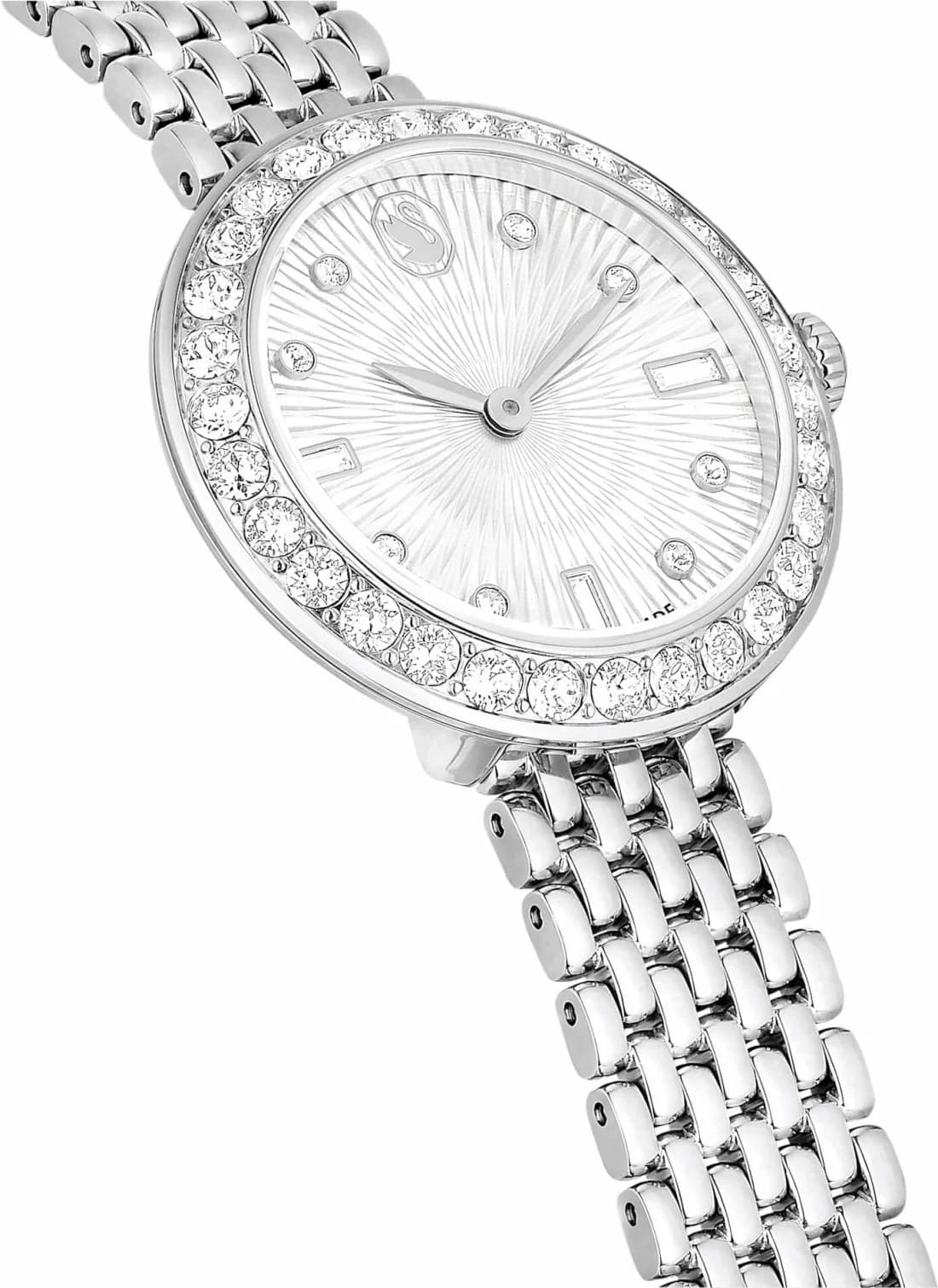 Montre Swarovski 5673022 femme détail cadran argent