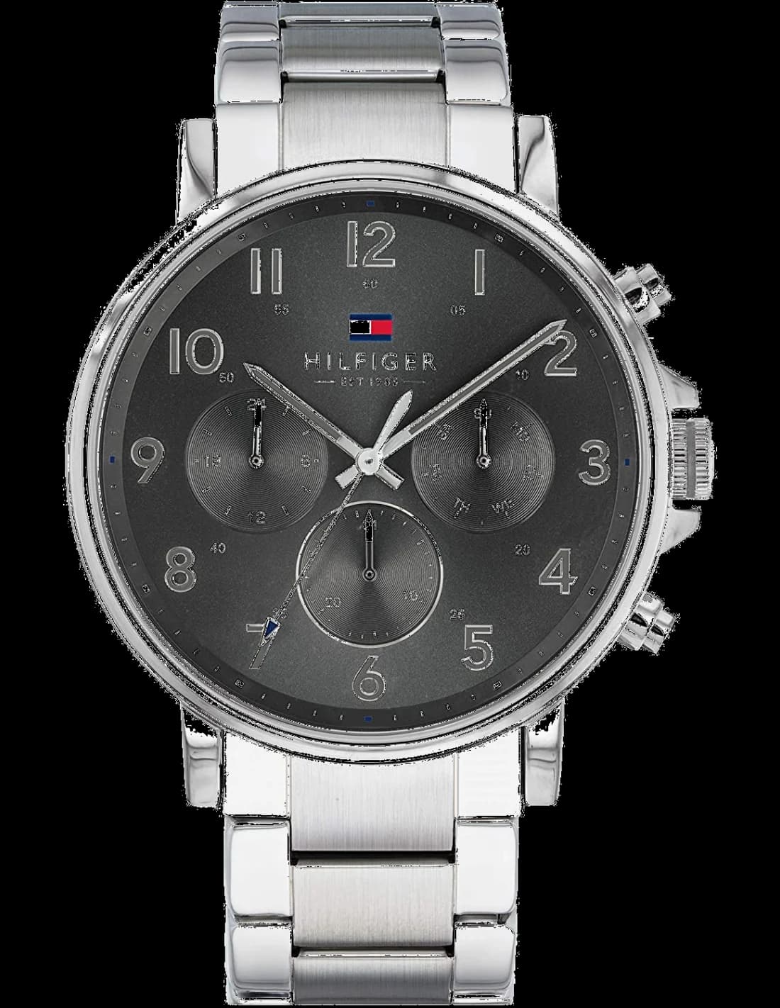 Tommy Hilfiger 1710382 avec cadran bleu et chronographe — Montres Outlet