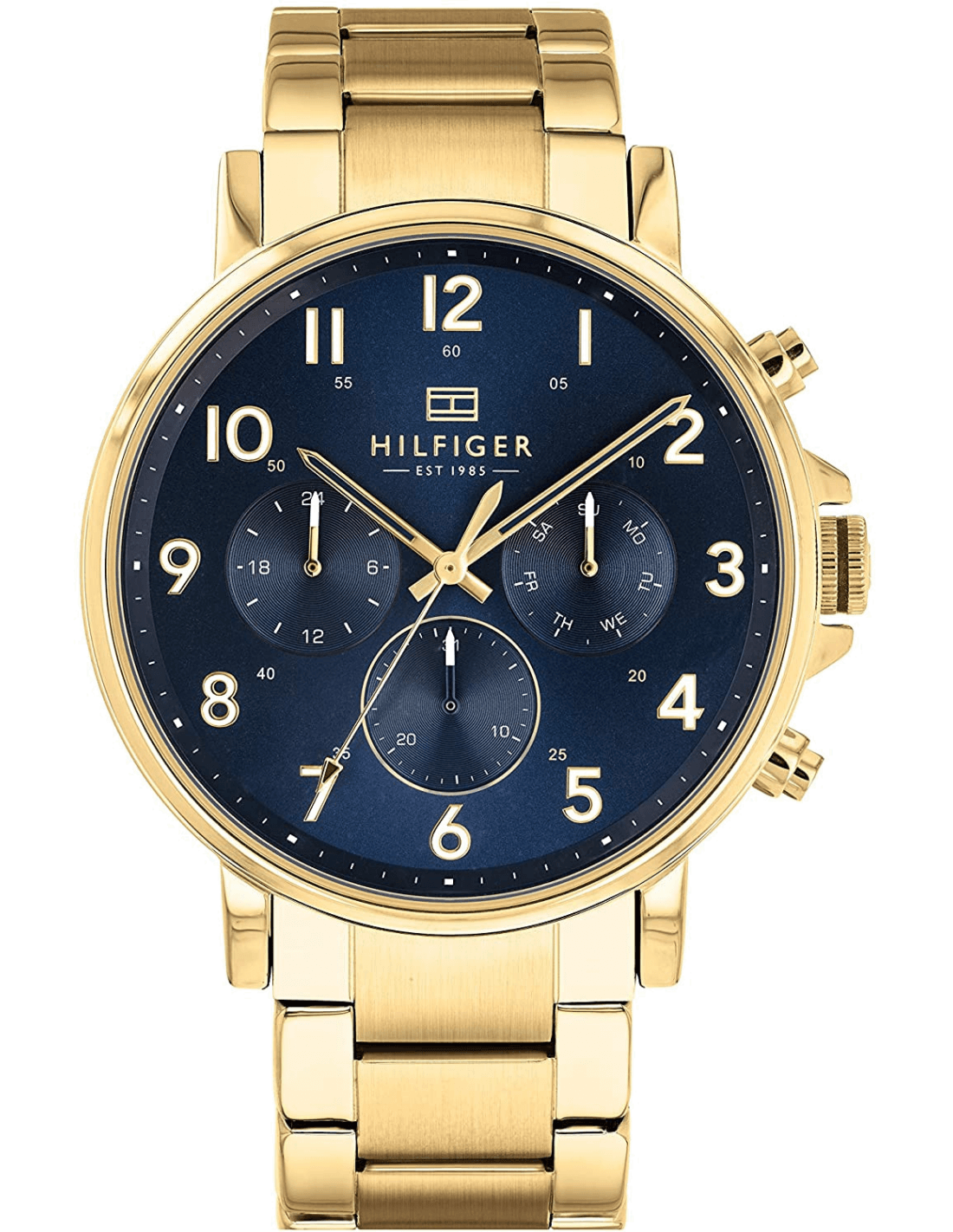 Montre Homme Tommy Hilfiger 1710384 bracelet acier doré