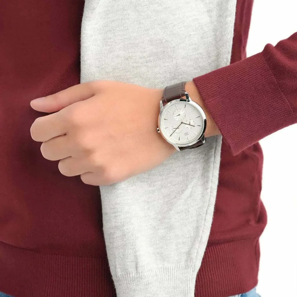 Montre Tommy Hilfiger 1710389 homme verso boîtier argent