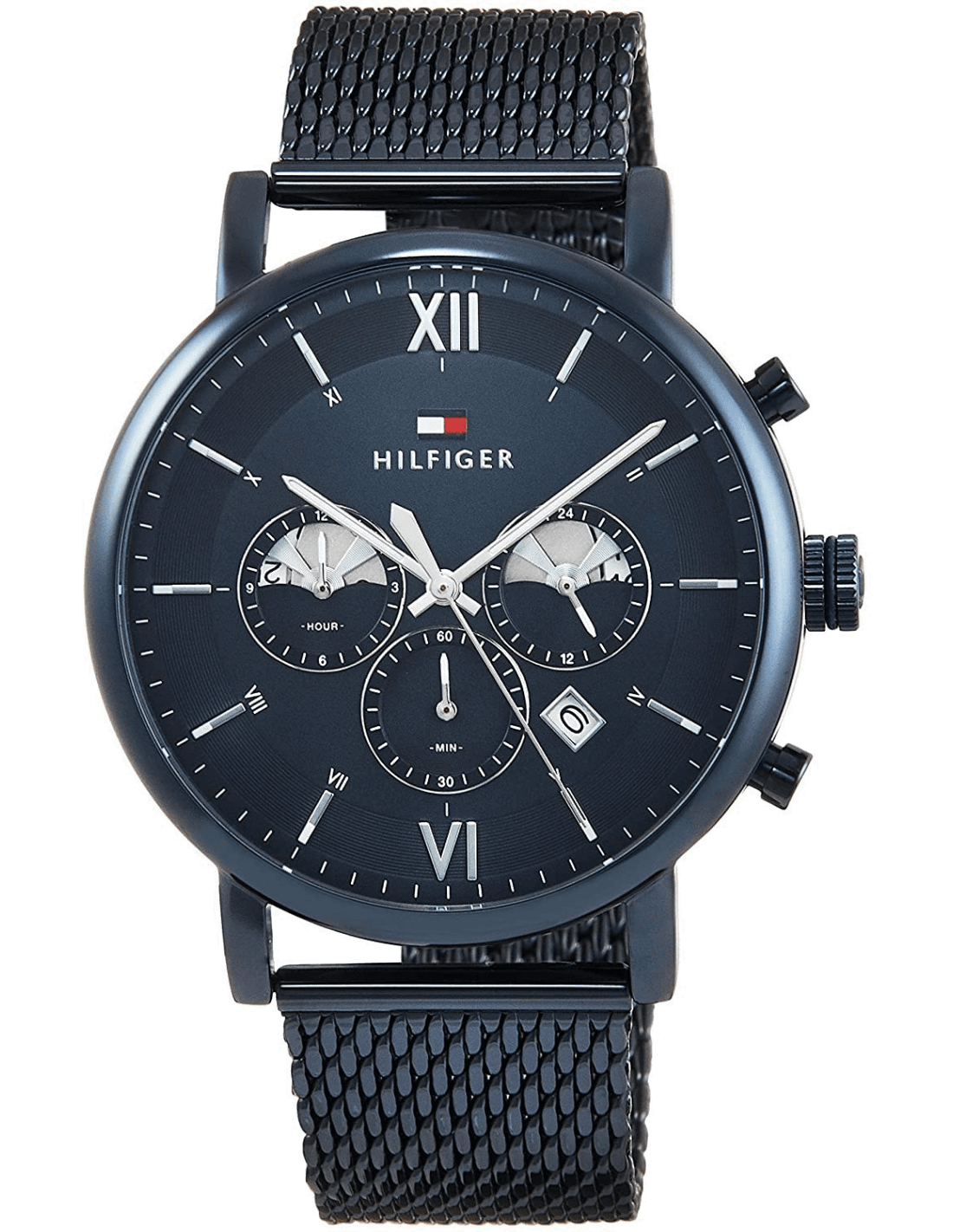 Montre Homme Tommy Hilfiger Evan 1710397 en Acier avec Cadran Multi-fonctions