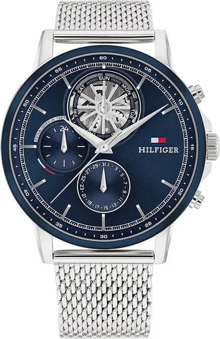 Montre Tommy Hilfiger 1710609 Stewart Cadran Bleu et Maille Milanaise