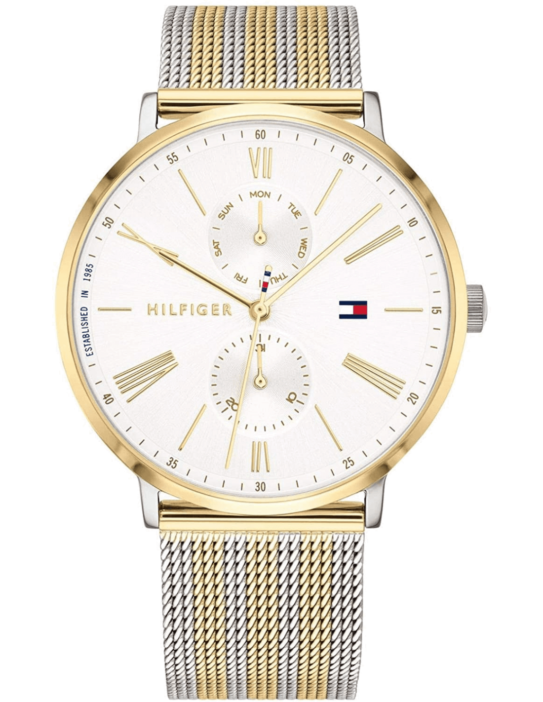 Montre Tommy Hilfiger 1782074 Maille Milanaise bicolore