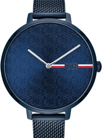 Montre Tommy Hilfiger Alexa 1782159 Cadran bleu bracelet en maille milanaise