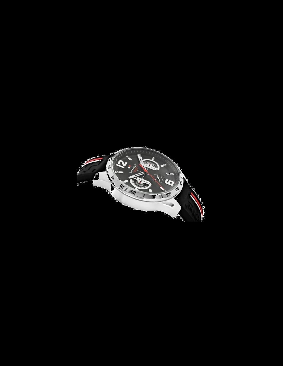 Montre Tommy Hilfiger 1791473 homme détail cadran noir