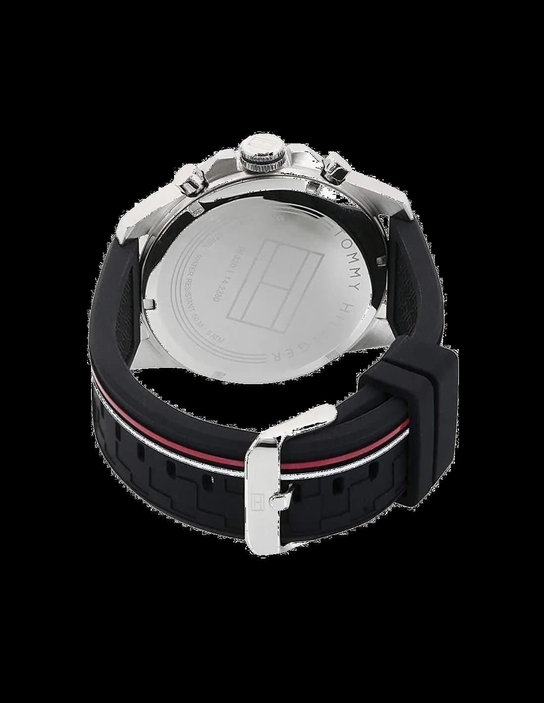 Montre Tommy Hilfiger 1791473 homme verso boîtier argent