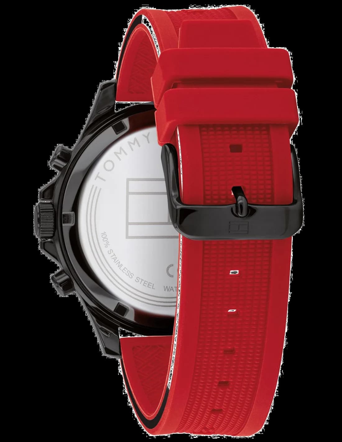 Montre Tommy Hilfiger 1791722 homme détail cadran noir