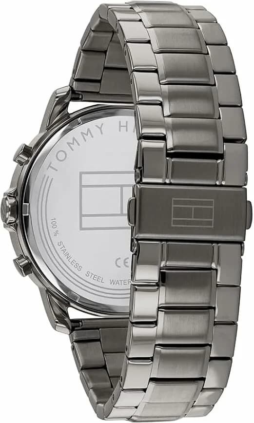 Montre Tommy Hilfiger 1791796 homme détail cadran bleu