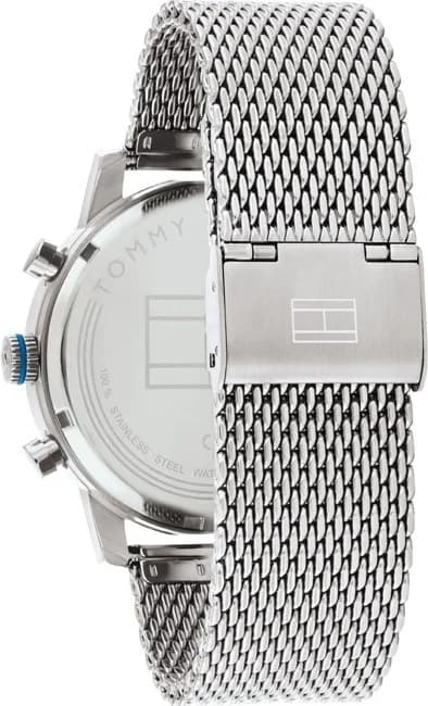 Montre Tommy Hilfiger 1791881 homme détail cadran bleu