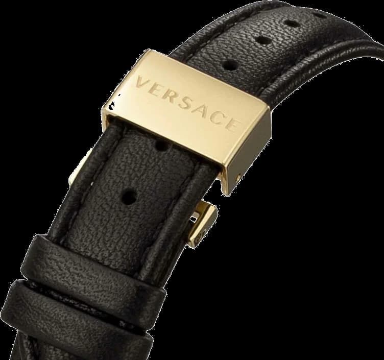 Montre Versace VECQ00118 femme détail cadran noir