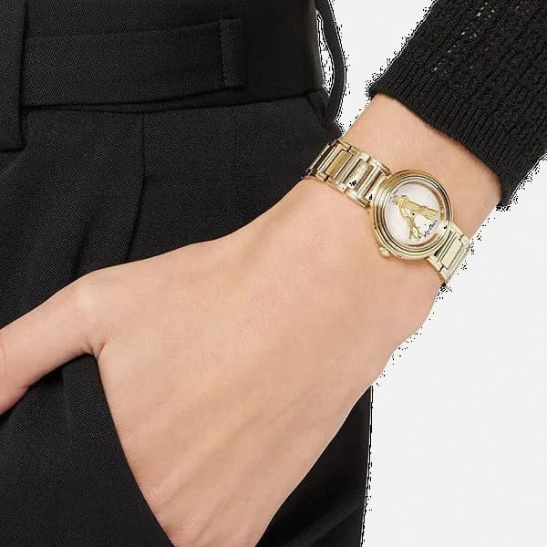 Montre Versace VET300221 femme détail cadran blanc
