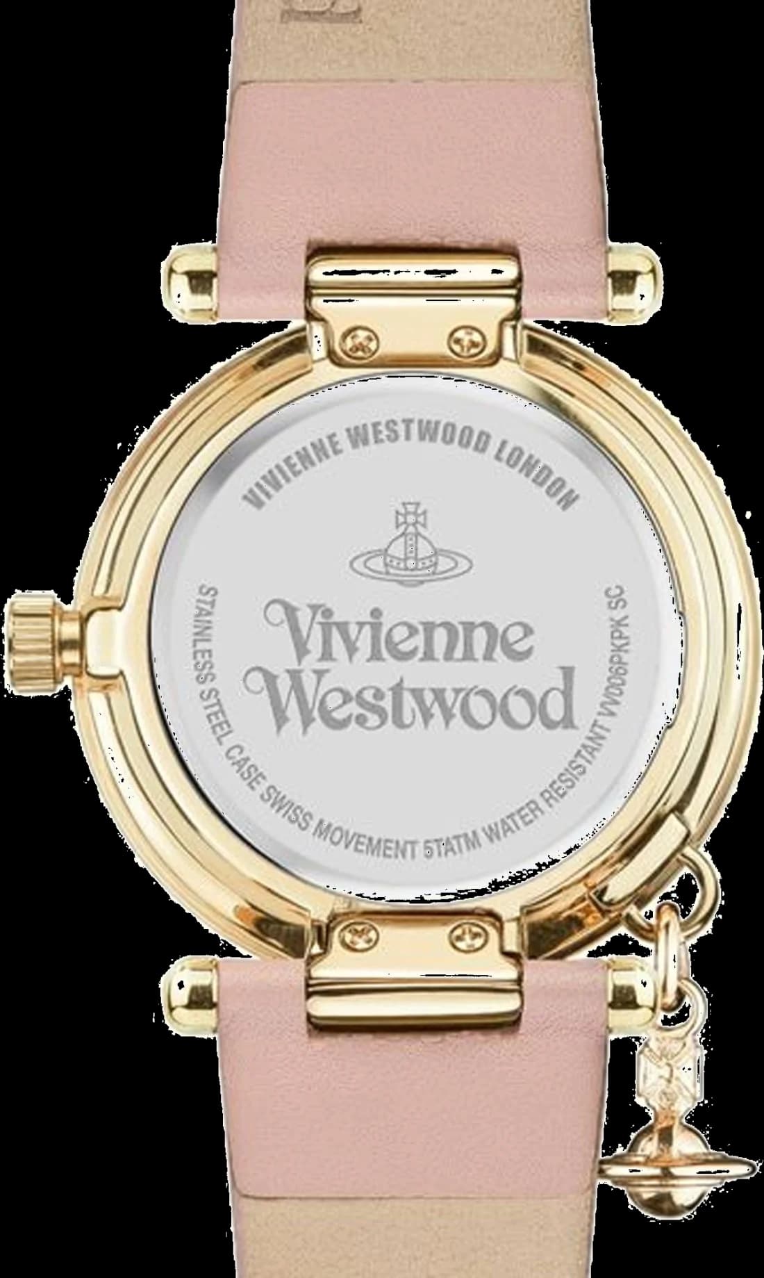 Montre Vivienne Westwood VV006PKPK femme détail cadran rose