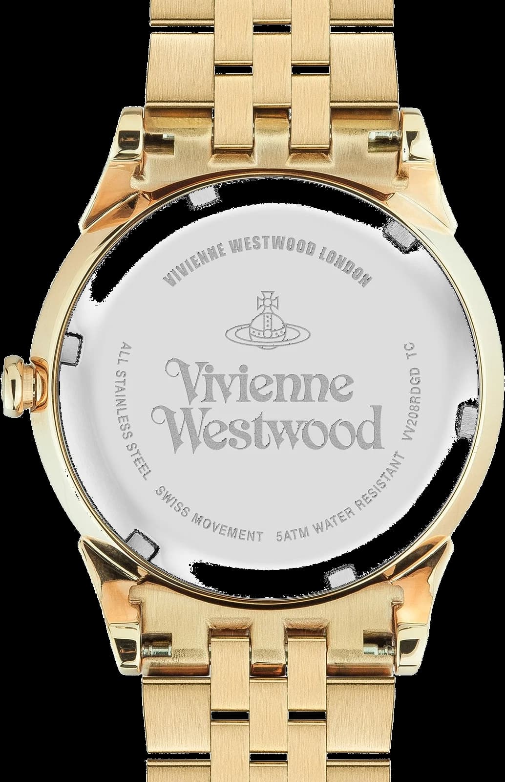 Montre Vivienne Westwood VV208RDGD femme verso boîtier or