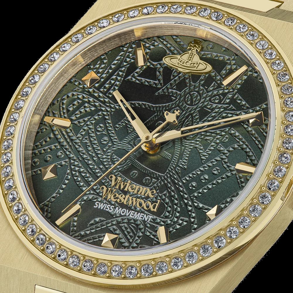Montre Vivienne Westwood VV244GDGR femme vue de profil