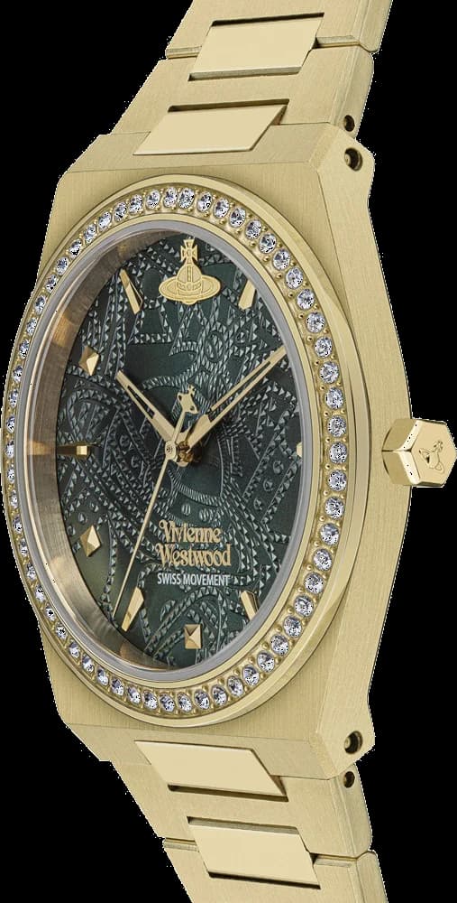 Montre Vivienne Westwood VV244GDGR femme verso boîtier or