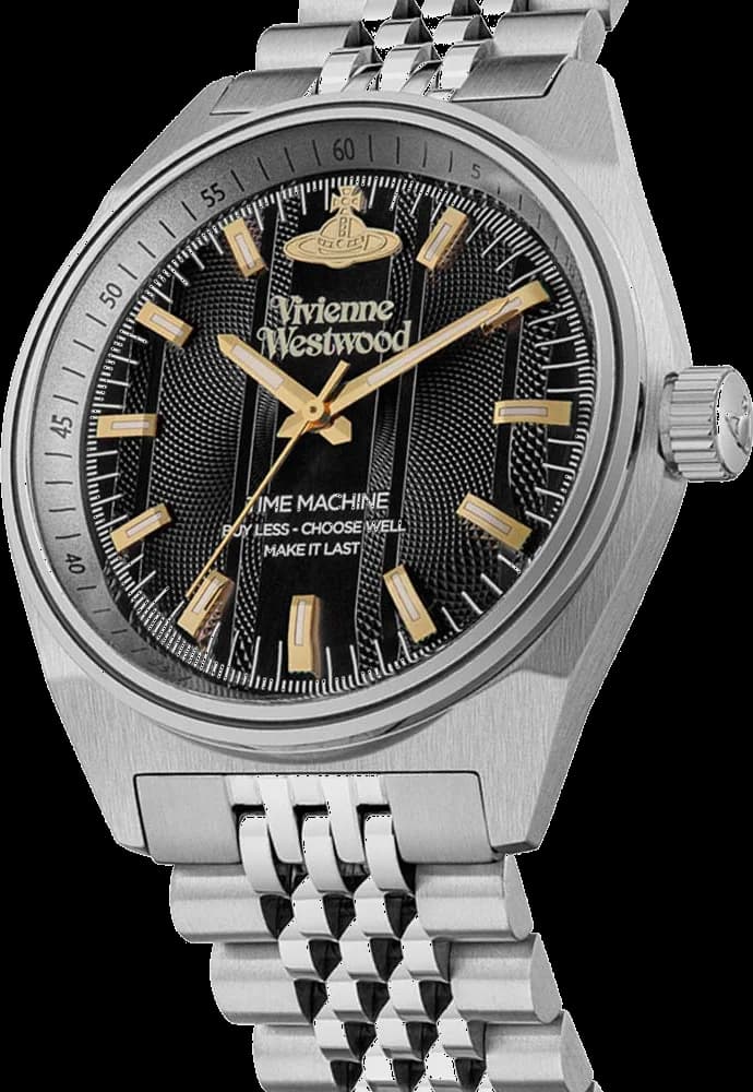 Montre Vivienne Westwood VV251BKSL unisexe vue de profil