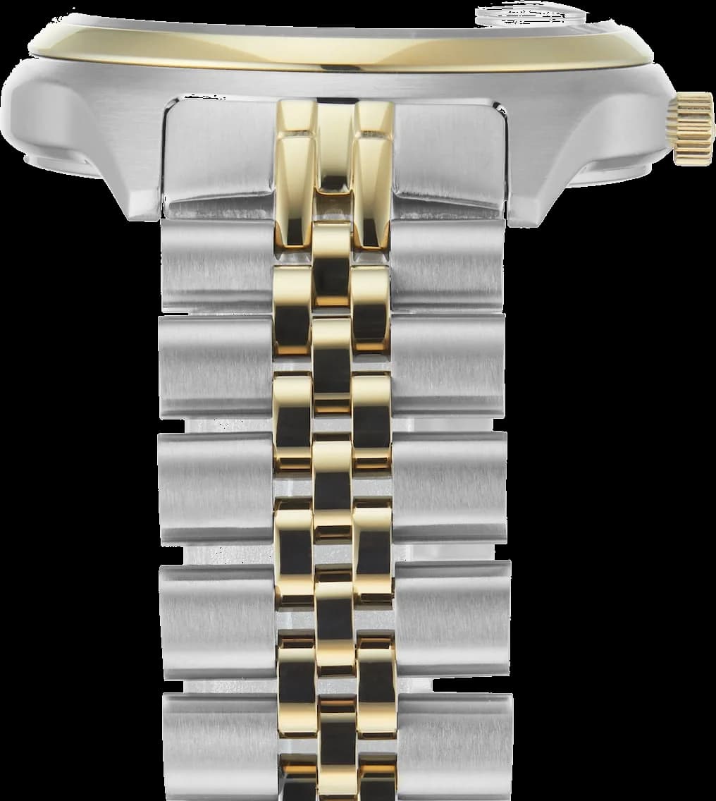 Montre Vivienne Westwood VV261BYSG femme détail bracelet acier inoxydable