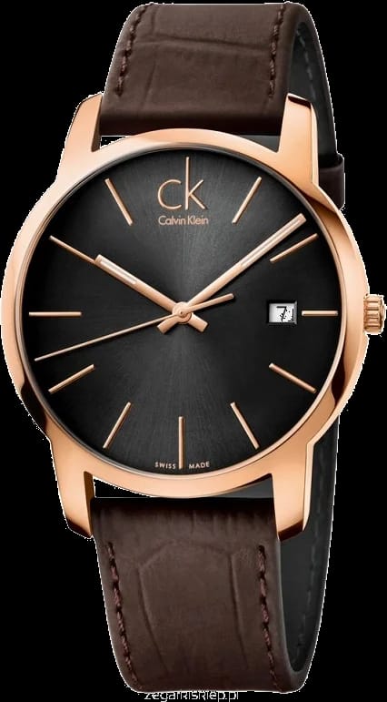 Calvin Klein K2G2G6G3 cadran noir visible — Montres Outlet