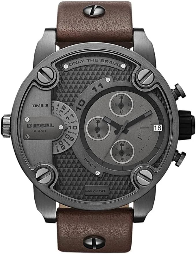 Diesel DZ7258 montre chronographe avec cadran noir — Montres Outlet