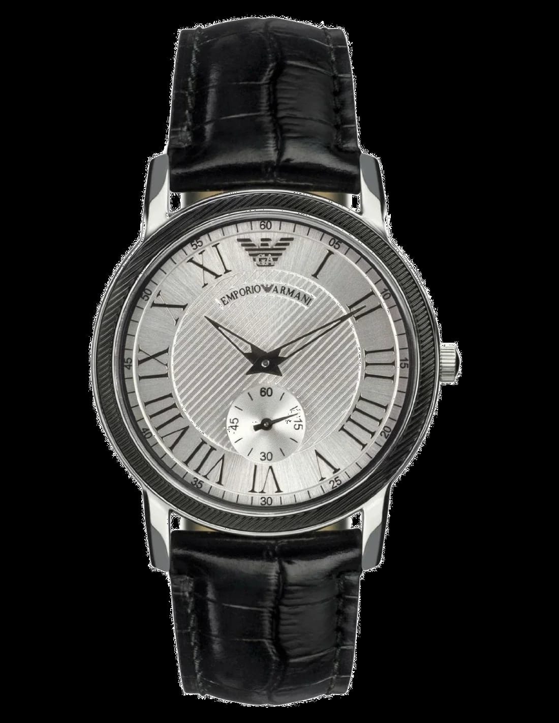 Emporio Armani AR0467 cadran noir — Montres Outlet