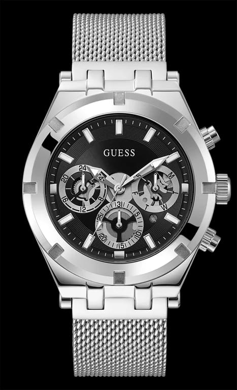 Guess GW0582G1 montre chronographe acier — Montres Outlet