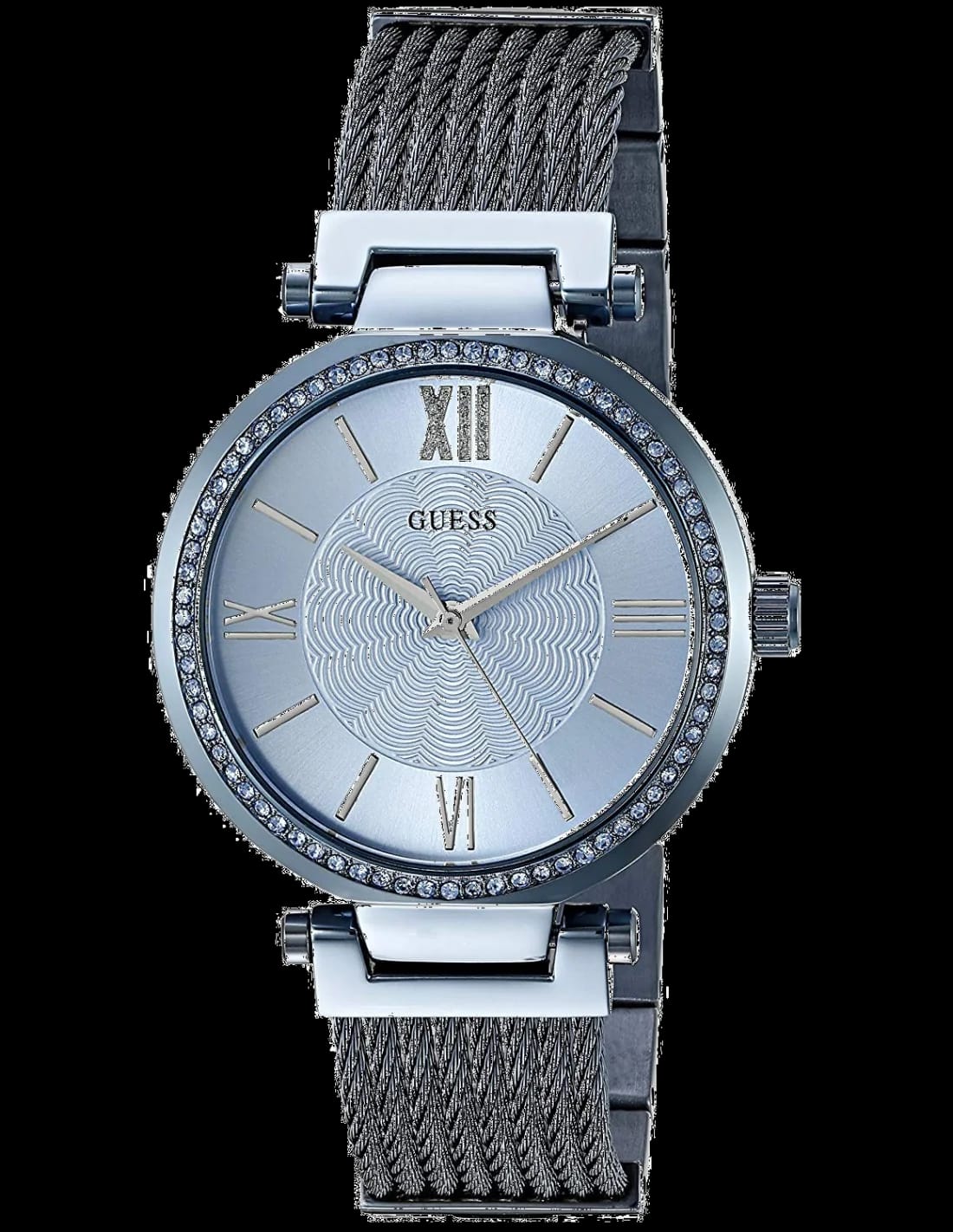 Guess W0638L3 cadran argenté — Montres Outlet