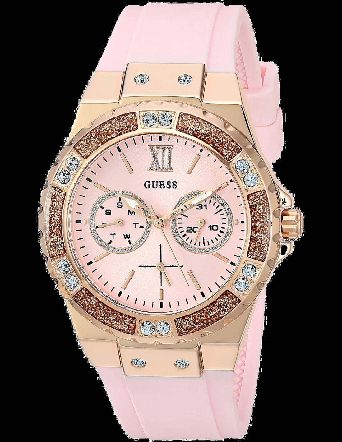 Guess W1053L3 chronographe argenté — Montres Outlet