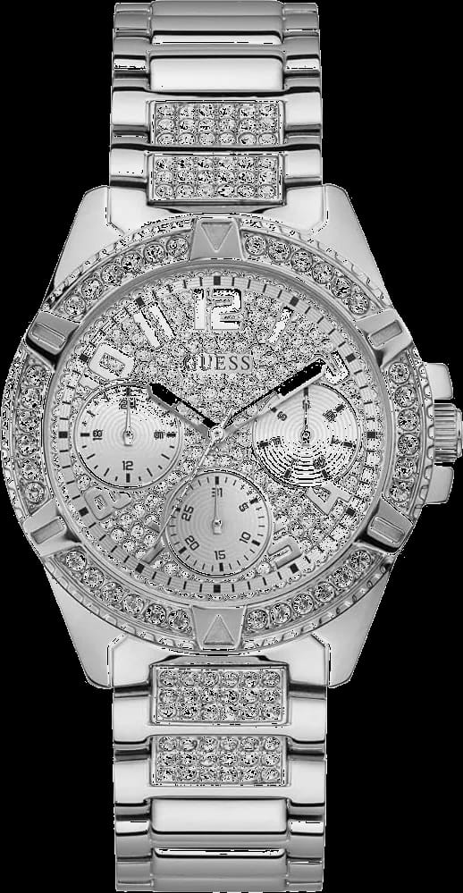 Guess W1156L1 cadran argenté — Montres Outlet