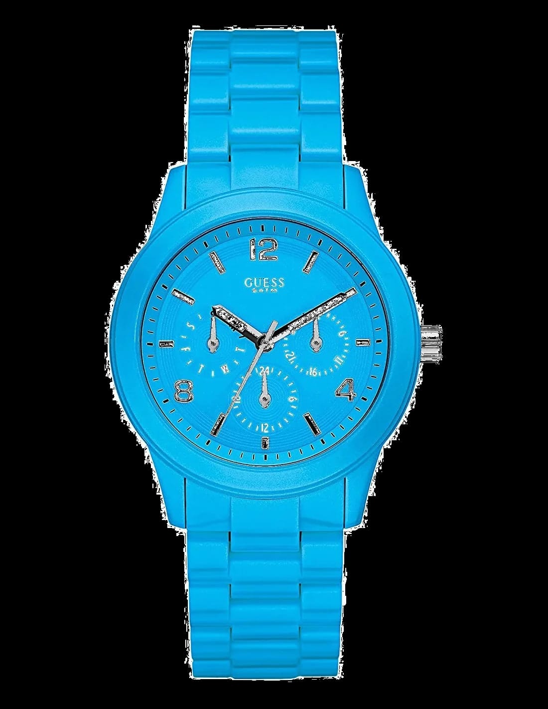 Guess W11603L5 montre chronographe argentée — Montres Outlet