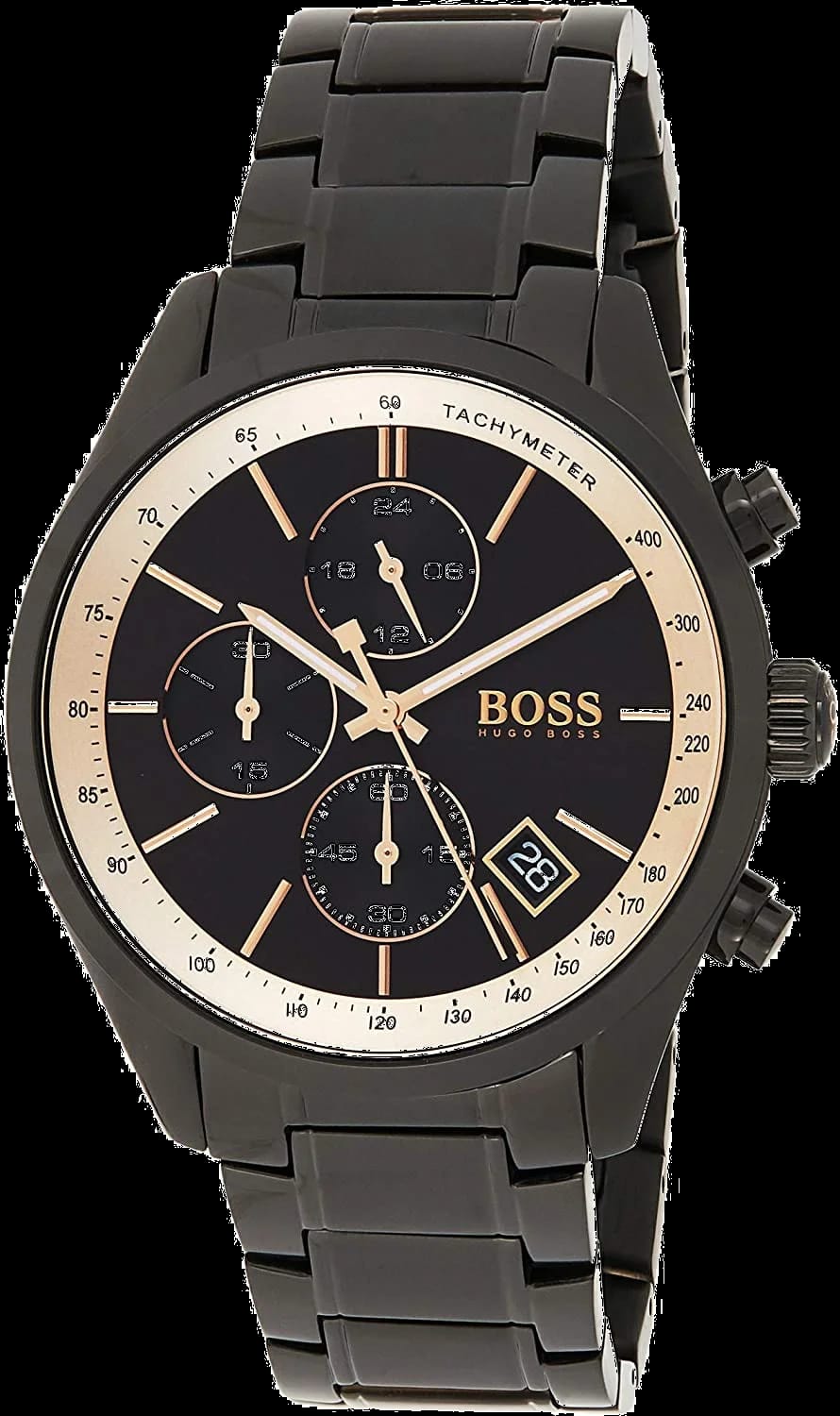 Hugo Boss 1513578 boîtier et cadran noir — Montres Outlet