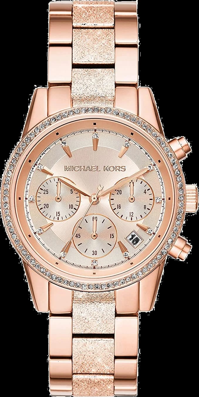 Michael Kors MK6598 cadran noir — Montres Outlet