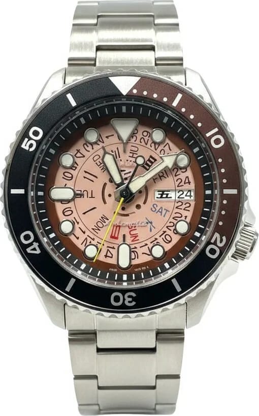 Seiko SRPJ47PK avec boîtier en acier inoxydable — Montres Outlet