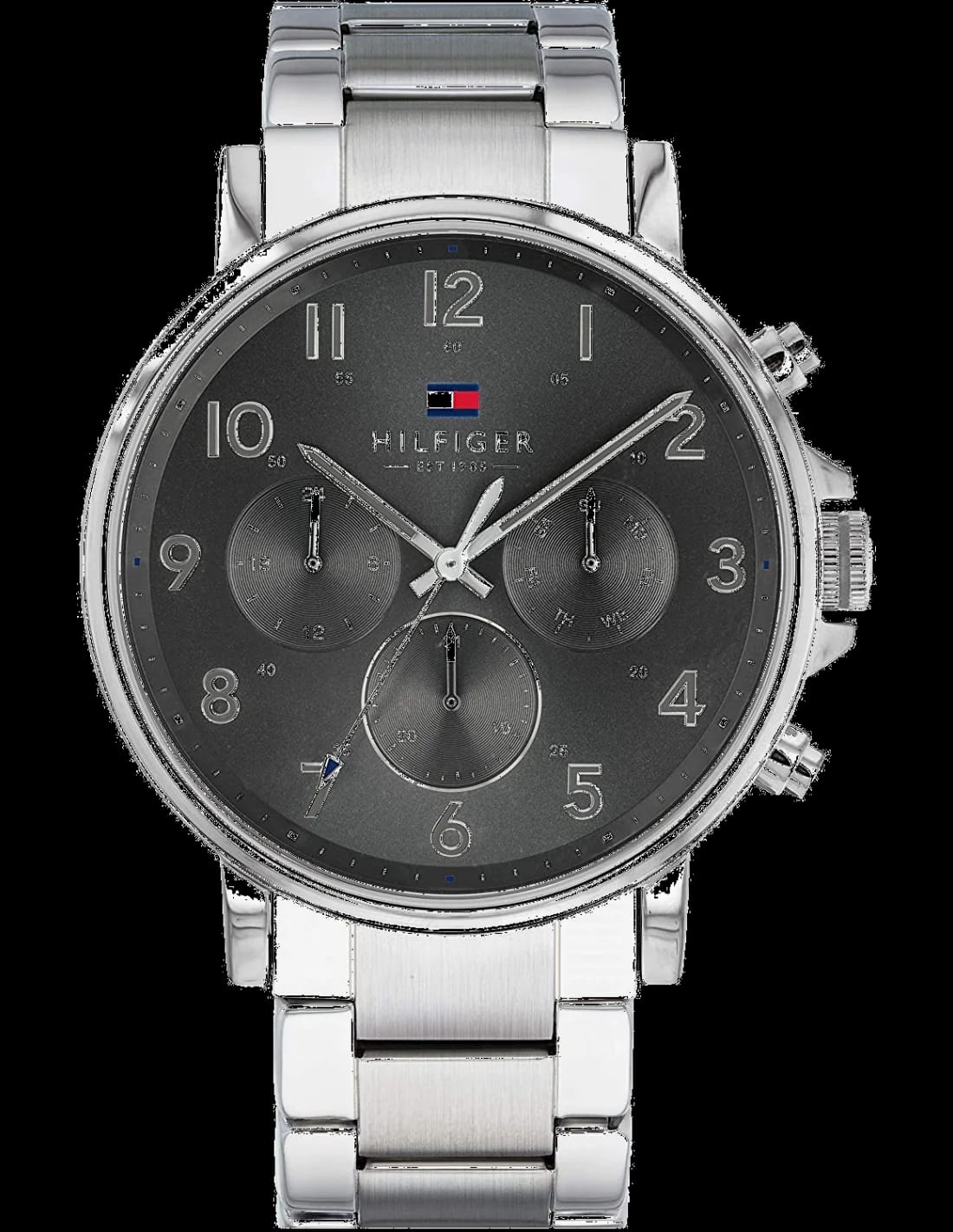 Tommy Hilfiger 1710382 avec cadran bleu et chronographe — Montres Outlet