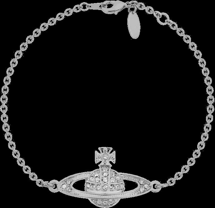 Boucles d'oreilles Vivienne Westwood bas relief pavés de cristaux