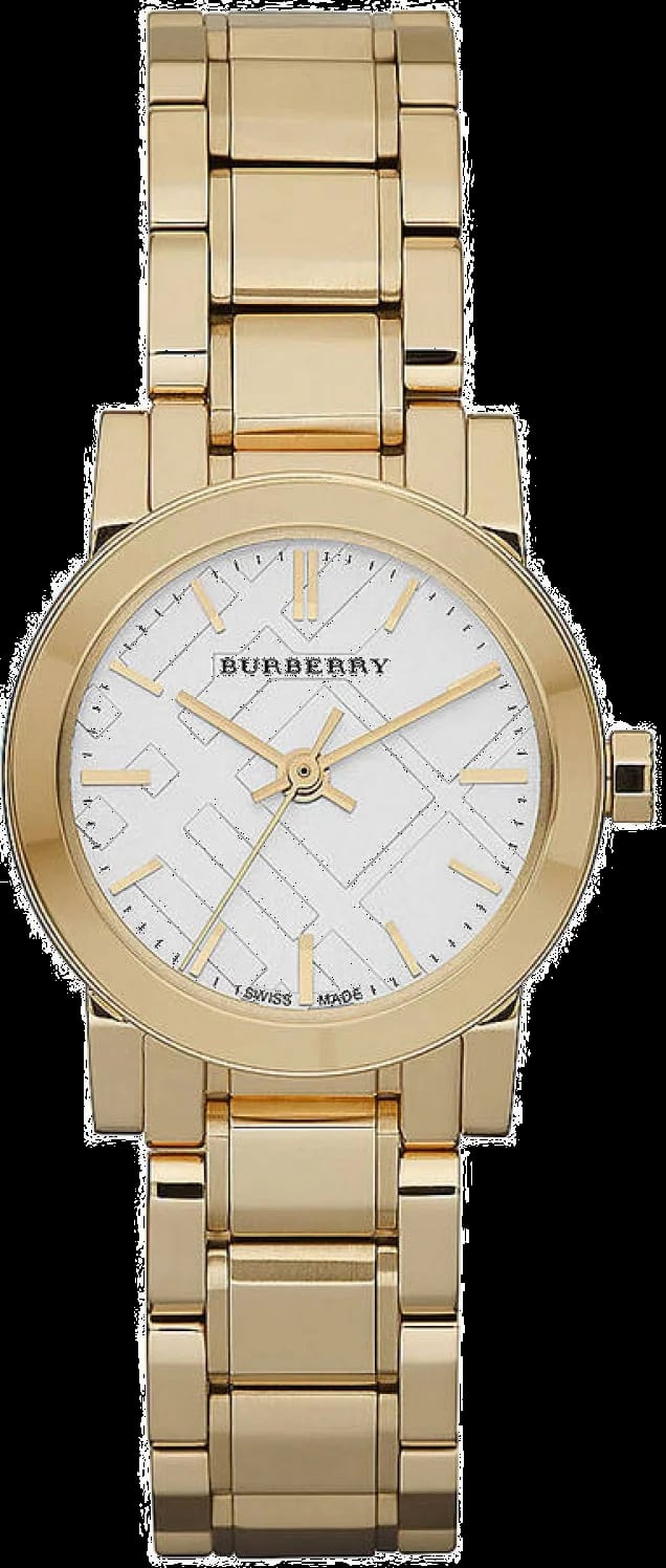 Burberry Montre Femme Burberry BU9203 Heritage Acier Doré Jaune Swiss Made