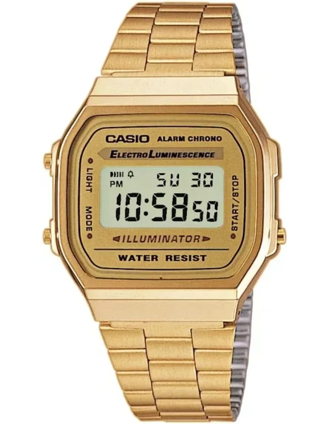 Casio Casio A168WG-9EF Acier Doré, Montre Vintage Déstockage Garantie 2 ans