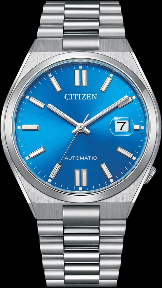 Citizen Montre Citizen NJ0158-89L Automatique Tsuyosa cadran bleu bracelet acier
