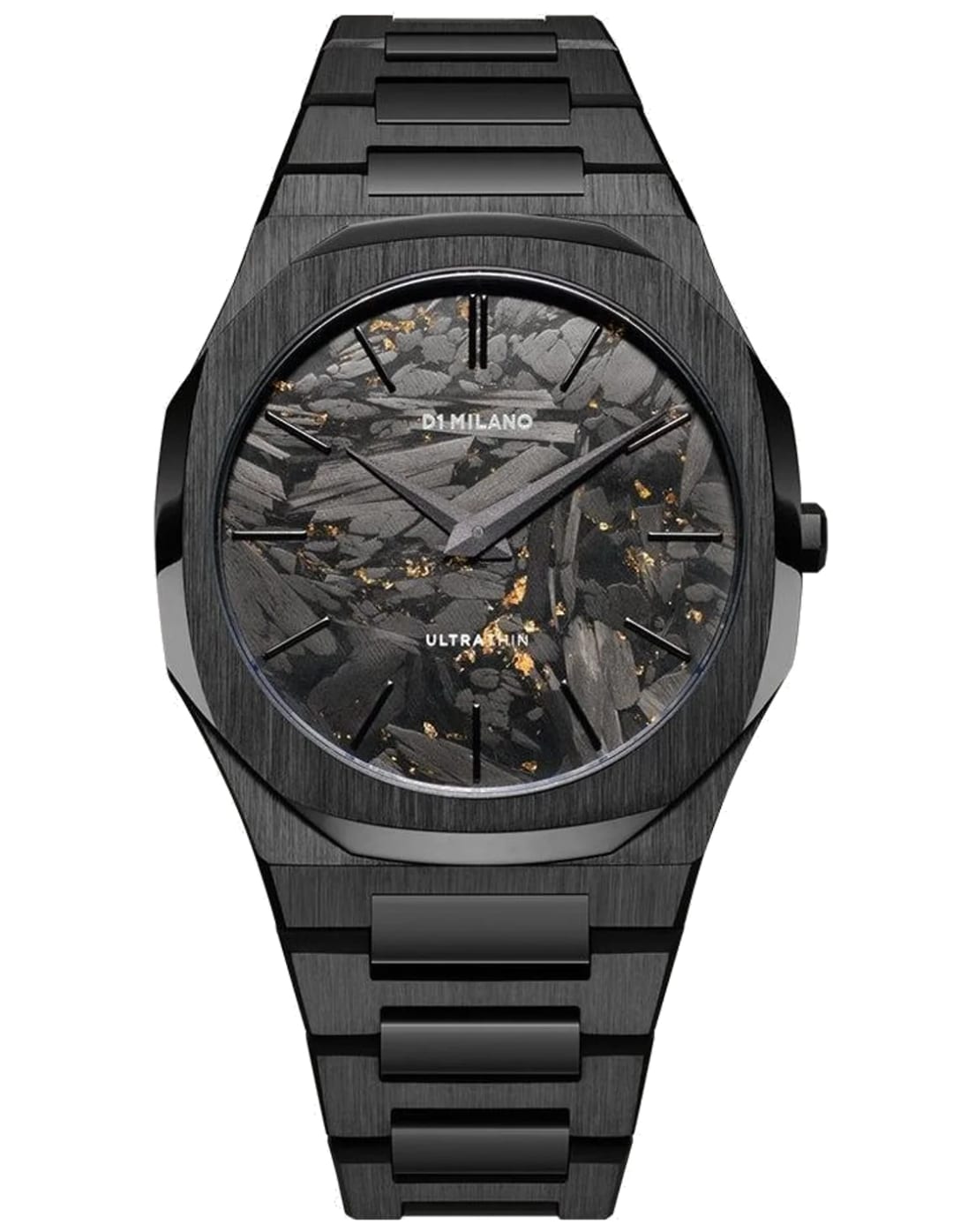 D1 Milano Montre Homme D1 Milano Ultra Thin D1-UTBJ31 cadran noir bracelet acier