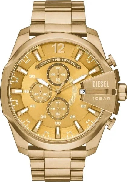 Diesel Montre Homme Diesel Mega Chief DZ4360 acier doré