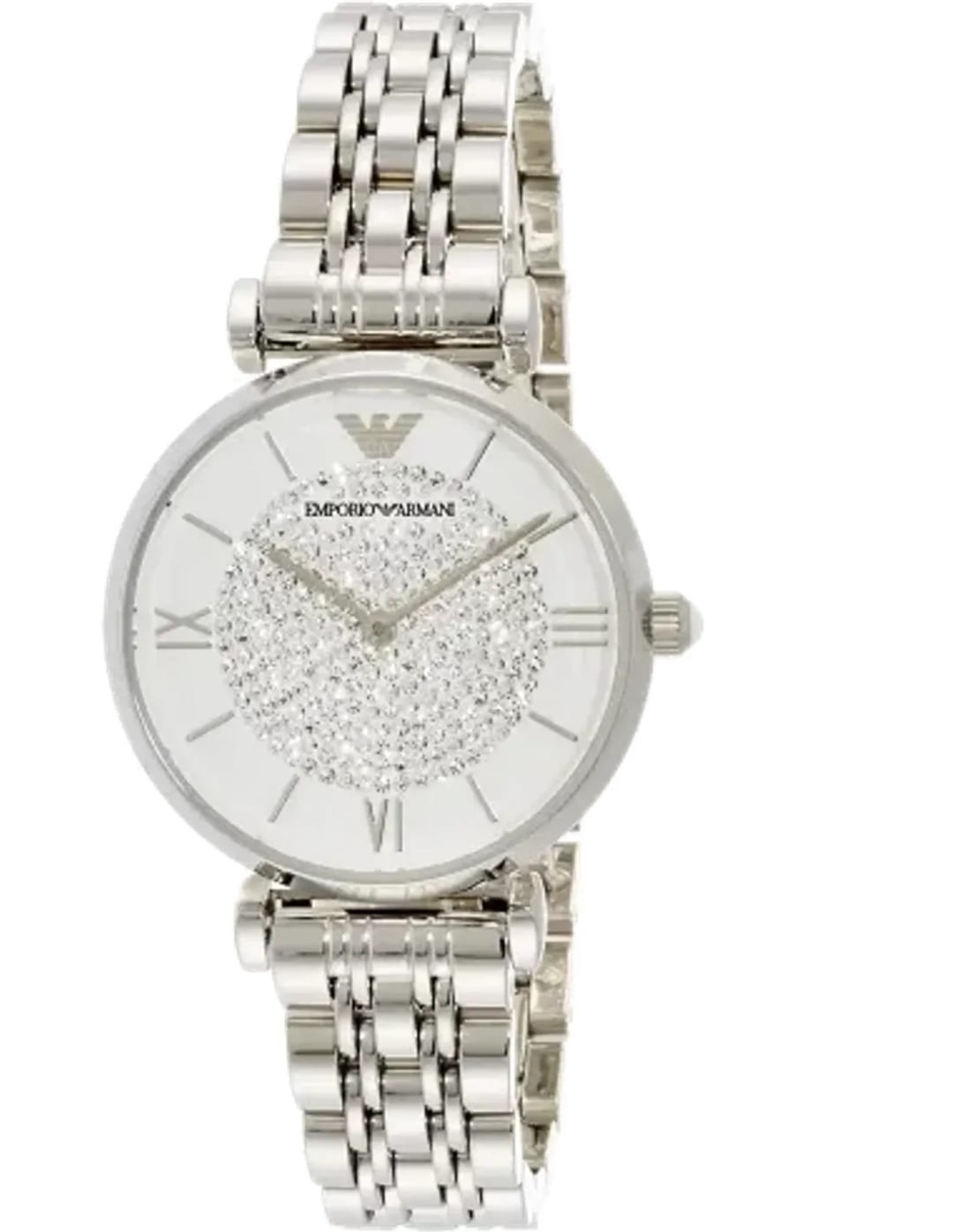 Emporio Armani Montre Femme Emporio Armani Gianni T-Bar AR1925 Bracelet acier argenté