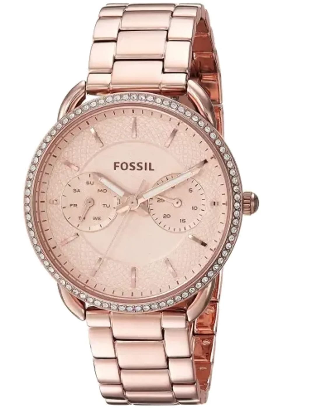 Fossil Montre Femme Fossil ES4264 Tailor en Acier Doré Rose