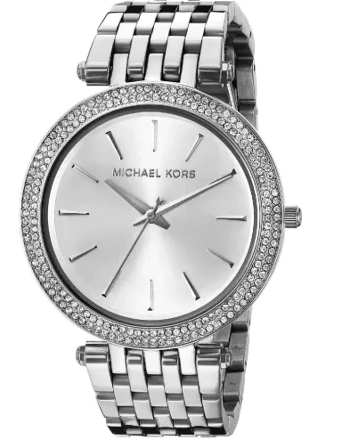 Michael Kors Montre Michael Kors MK3190 en acier doré avec lunette et cadran sertis de cristaux