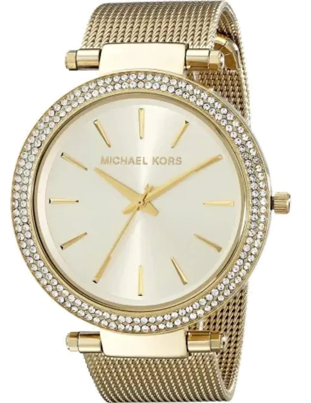 Michael Kors Montre Michael Kors MK3368 Darci en acier doré et maille milanaise