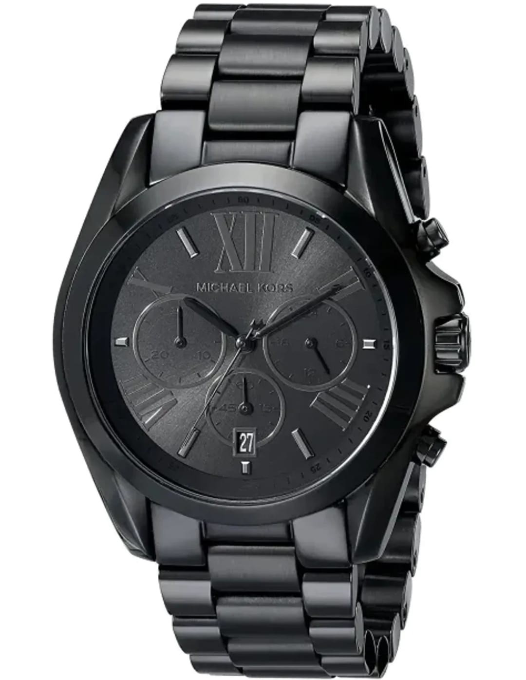 Michael Kors Montre Michael Kors MK5550 Chronographe en Acier Inoxydable Noir 45 mm