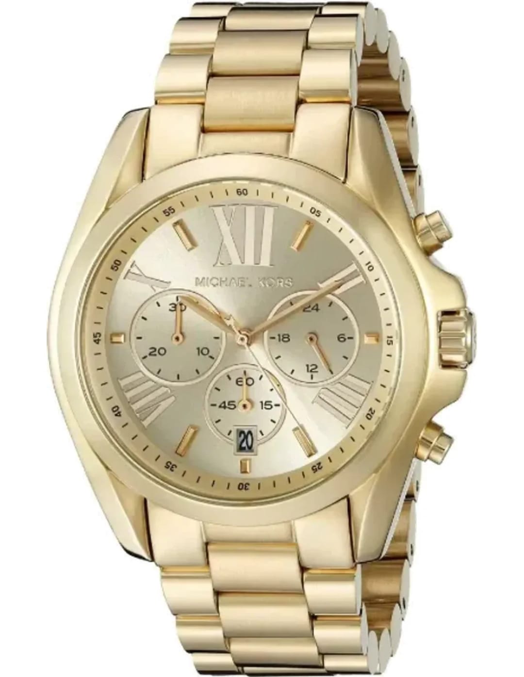 Michael Kors Montre Michael Kors MK5605 Bradshaw chronomètre acier doré