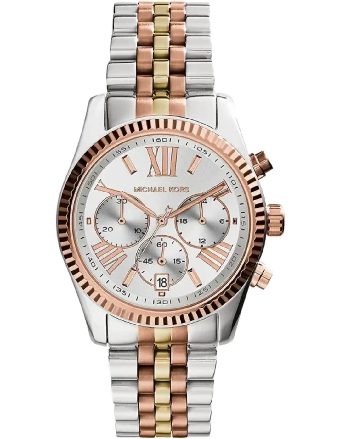 Michael Kors Montre Michael Kors MK5735 Bracelet Tricolore Acier 44mm