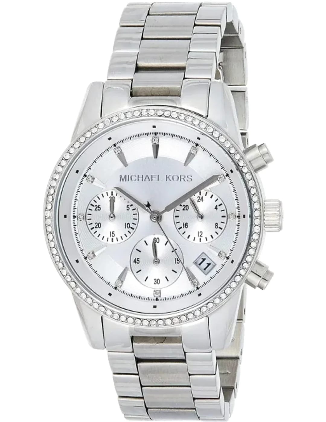 Michael Kors Montre Femme Michael Kors MK6428 Ritz Argentée à Maillons