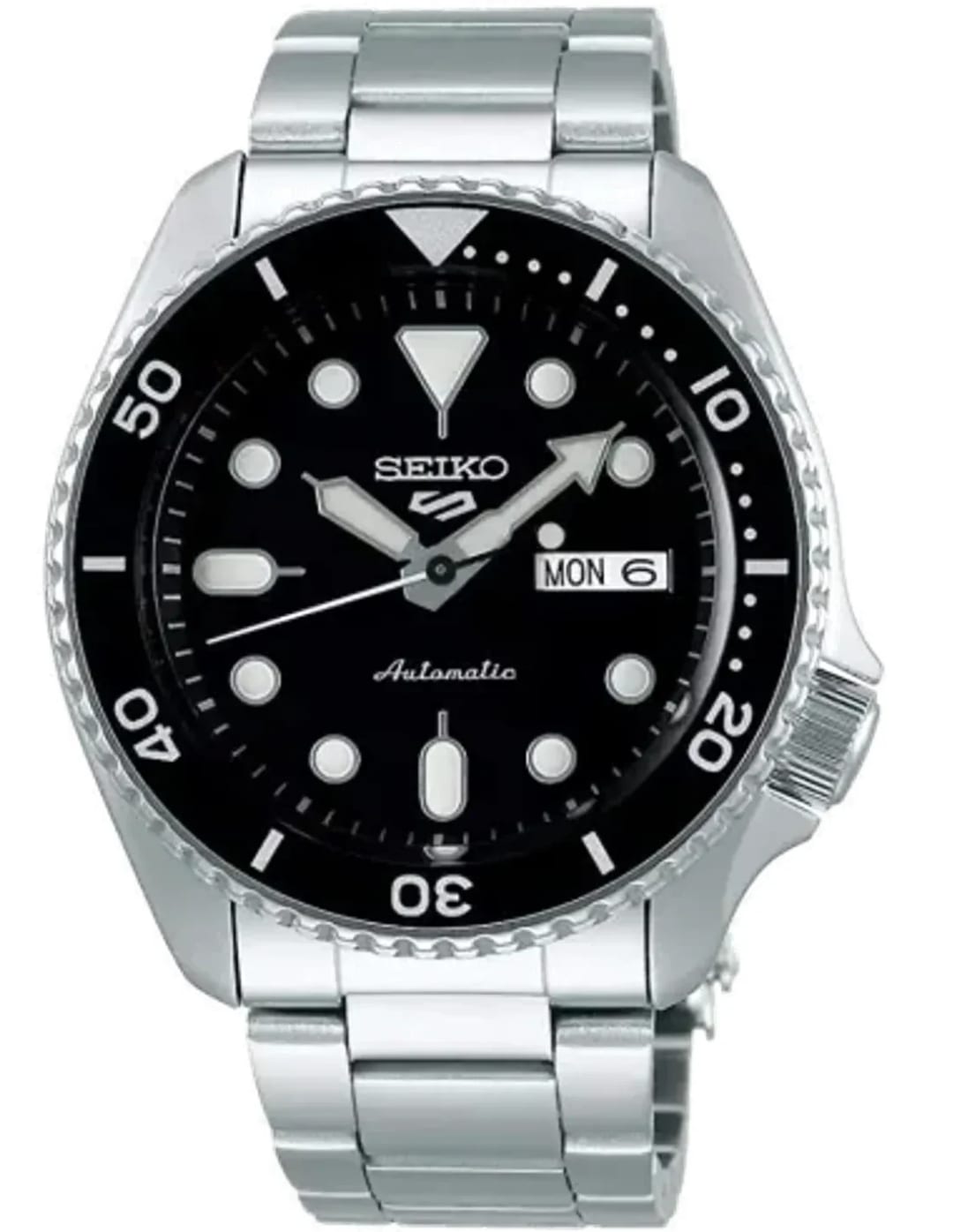 Seiko Montre Homme Seiko SRPD55K1 Automatique Acier Cadran Noir