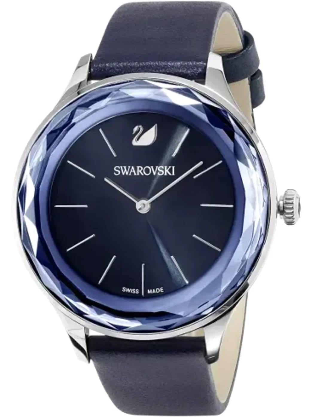 Swarovski Montre Swarovski Octea Lux 5295349 cadran bleu bracelet en cuir