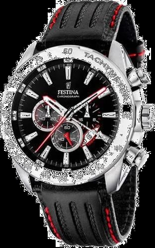 Festina Montre Homme Festina F16489/5 Cuir & Synthétique Noir